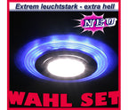 Design Einbau Leuchte Einbaustrahler 24 LED SMD  Ringe Deko NEU
