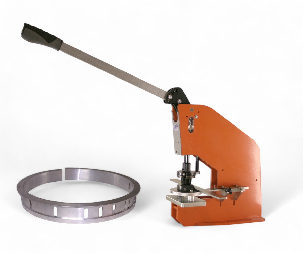 Profilstanze Presse für runde Profile und Werkstücke aus Alu, Blech, Kunststoff