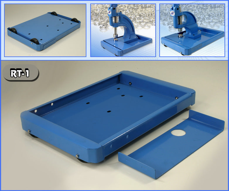 Rolltisch für Handpresse HP-3 und HP-4 mit rollbarem Standfuß Planen Banner