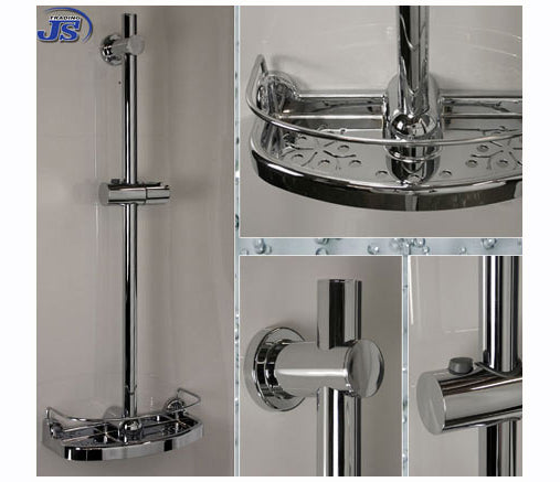 Duschstange mit praktischer Design-Ablage Brausestange garnitur