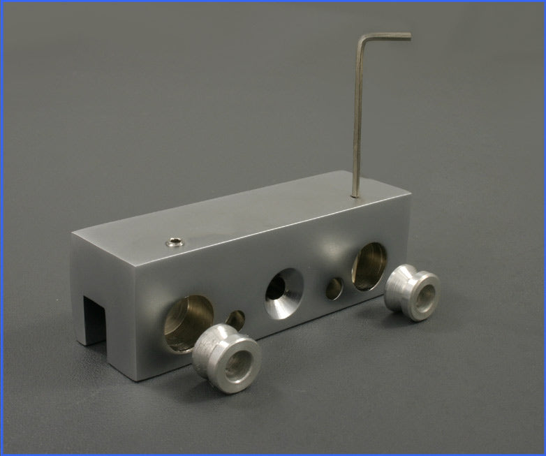 Schildklemme Klemmbefestigung Plattenhalter 80mm eloxiert Satin Silber