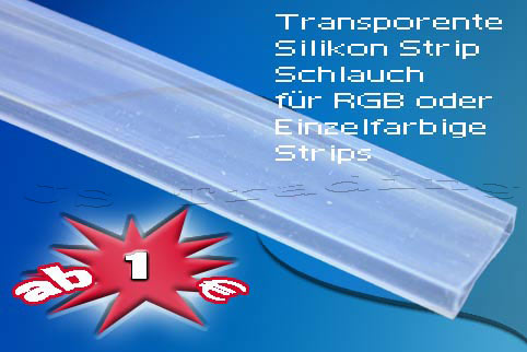 RGB SMD Strips Ersatz Silikonschlauch 30cm