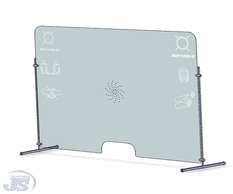 Nießschutz Vierenschutz Thekenaufsatz Schutz Glas Corona Schutzwand