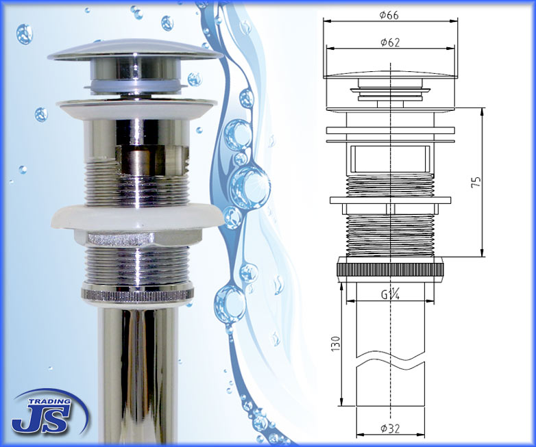 Tauchrohr für Ablaufgarnitur