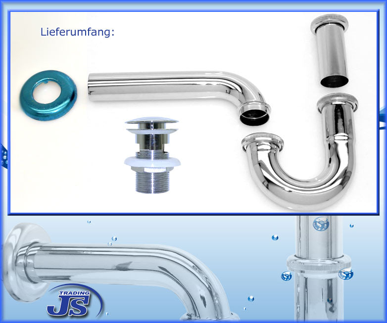 Siphon Geruchsverschluss und Pop-Up mit Überlauf 410