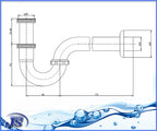 Siphon Geruchsverschluss 410