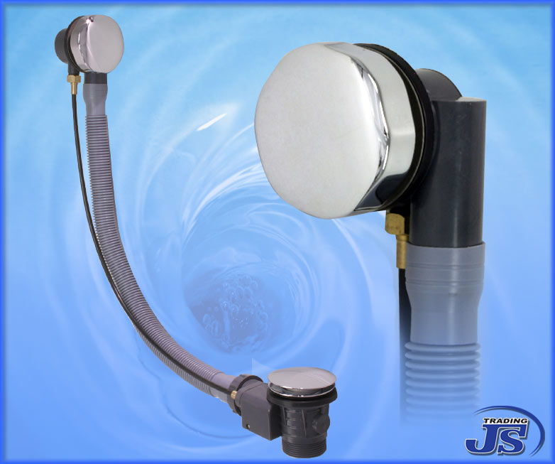 Excenter Wannenablauf mit Überlauf Badewanne Ablaufgarnitur