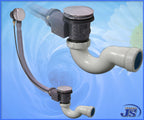 Excenter Wannenablauf mit Überlauf Siphon Badewanne Geruchsverschluss