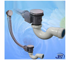 Excenter Wannenablauf mit Überlauf Siphon Badewanne Geruchsverschluss