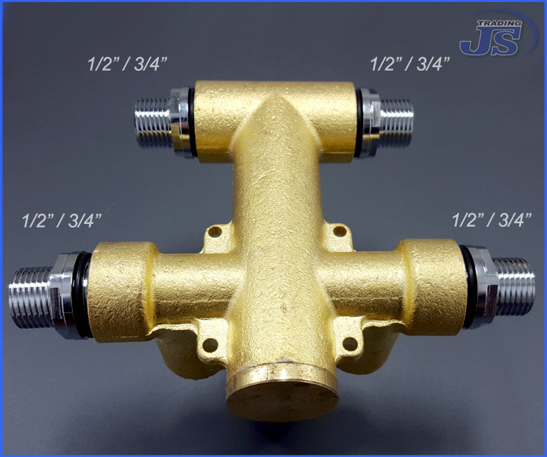 Thermostat Duschkopf Unterputz Armatur Anschluss 1/2 Zoll Duscharmatur