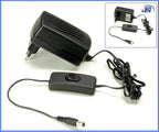 LED Steckernetzteil Netzteil 12V DC 2A 12Volt 24Watt mit Kabelschalter