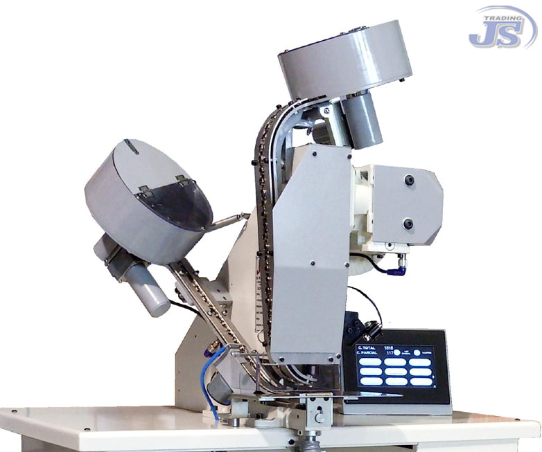 Vollautomatische Elektrische Ösenpresse mit Fußschalter und Touchscreen