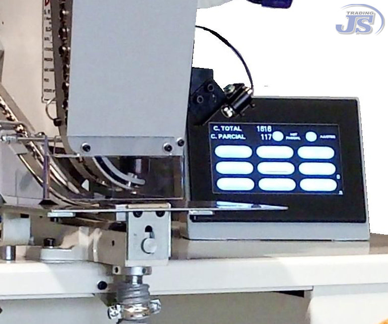 Vollautomatische Elektrische Ösenpresse mit Fußschalter und Touchscreen