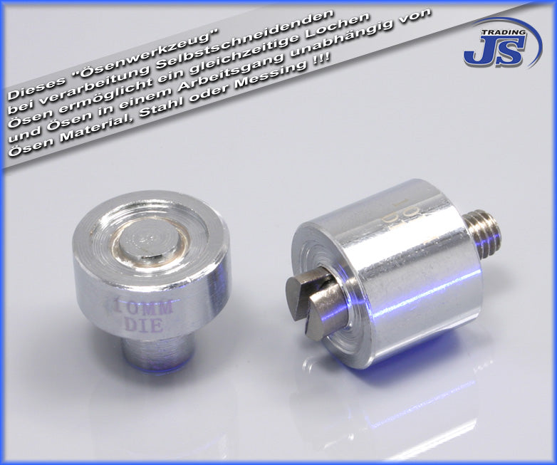 Ösen Setz-Werkzeug gehärtet für V2A Edelstahl Ösen nach DIN7332 10mm 12mm 16mm