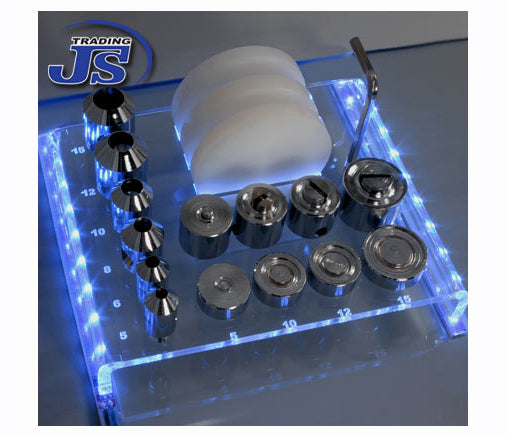 Werkzeughalter Werkzeugständer für Ösenwerkzeuge und Stanzen 16tlg