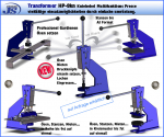 Preview: Multifunktions Kniehebelpresse Handpresse Ösenmaschine Ösenpresse HP-8TR