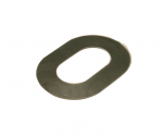 Preview: 100st Antirutschringe Verstärkungsringe für Ovalösen 42x22 Ringe Oval PVC