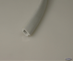 Preview: PVC-DEKOR-Abdeckleiste für Trennprofil Weiß 1l/m