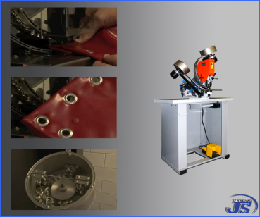 Voll-Automatische pneumatische Luftdruck Ösenpresse Presse mit Fußpedal