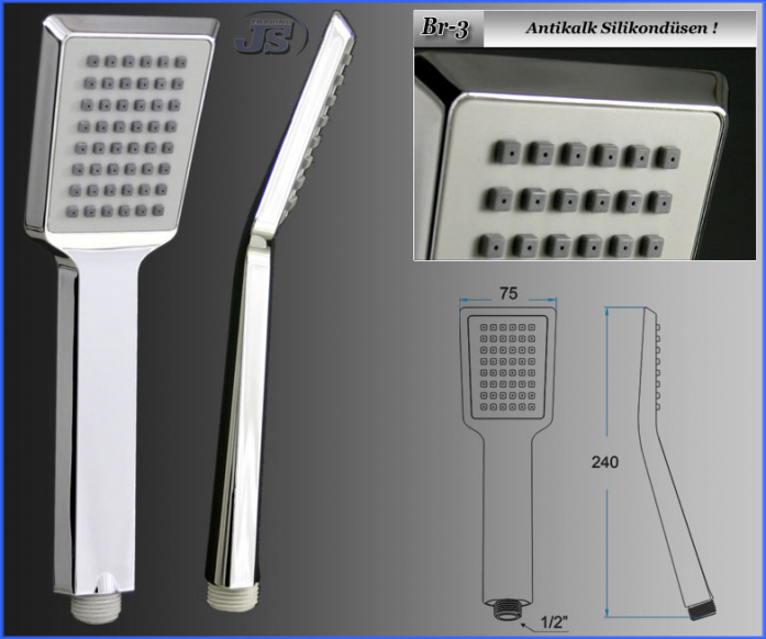 br-3 Handbrause Duschbrause Duch