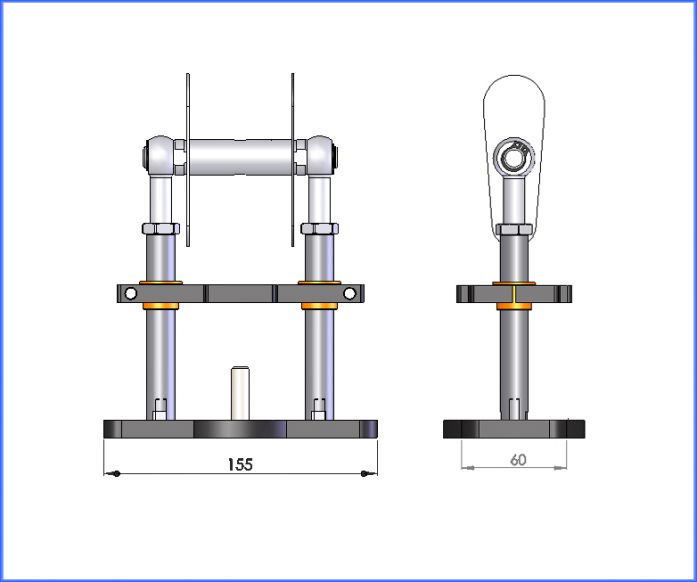 Stanzvorrichtung Grundaufbau für Stanzpresse Kniehebelpresse HP-7 und HP-8
